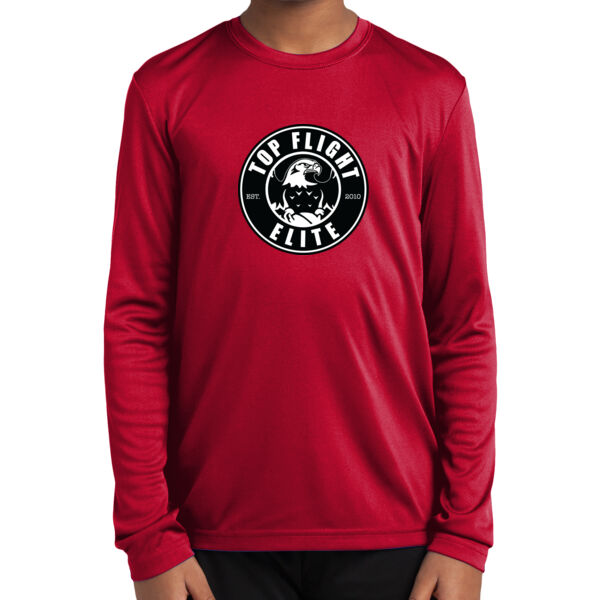 Top Flight Youth Long Sleeve PosiCharge Competitor Tee Thumbnail